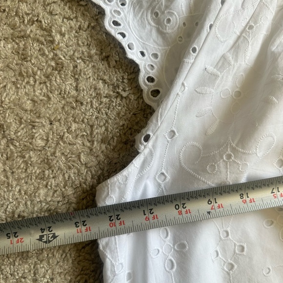 5 for $40 Loft Top Blouse Shirt Size XL White Lace - Picture 7 of 7